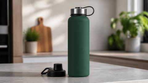720°DGREE noLimit 950 ml: grüne Sprudelflasche für volle Tage