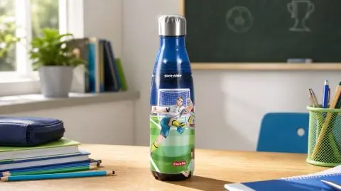 Step by Step Soccer Ben 0,5 l: Fußballflasche für volle Schultage